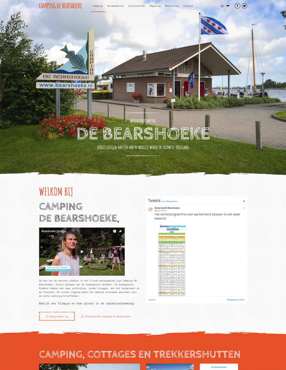 Website De bearshoeke